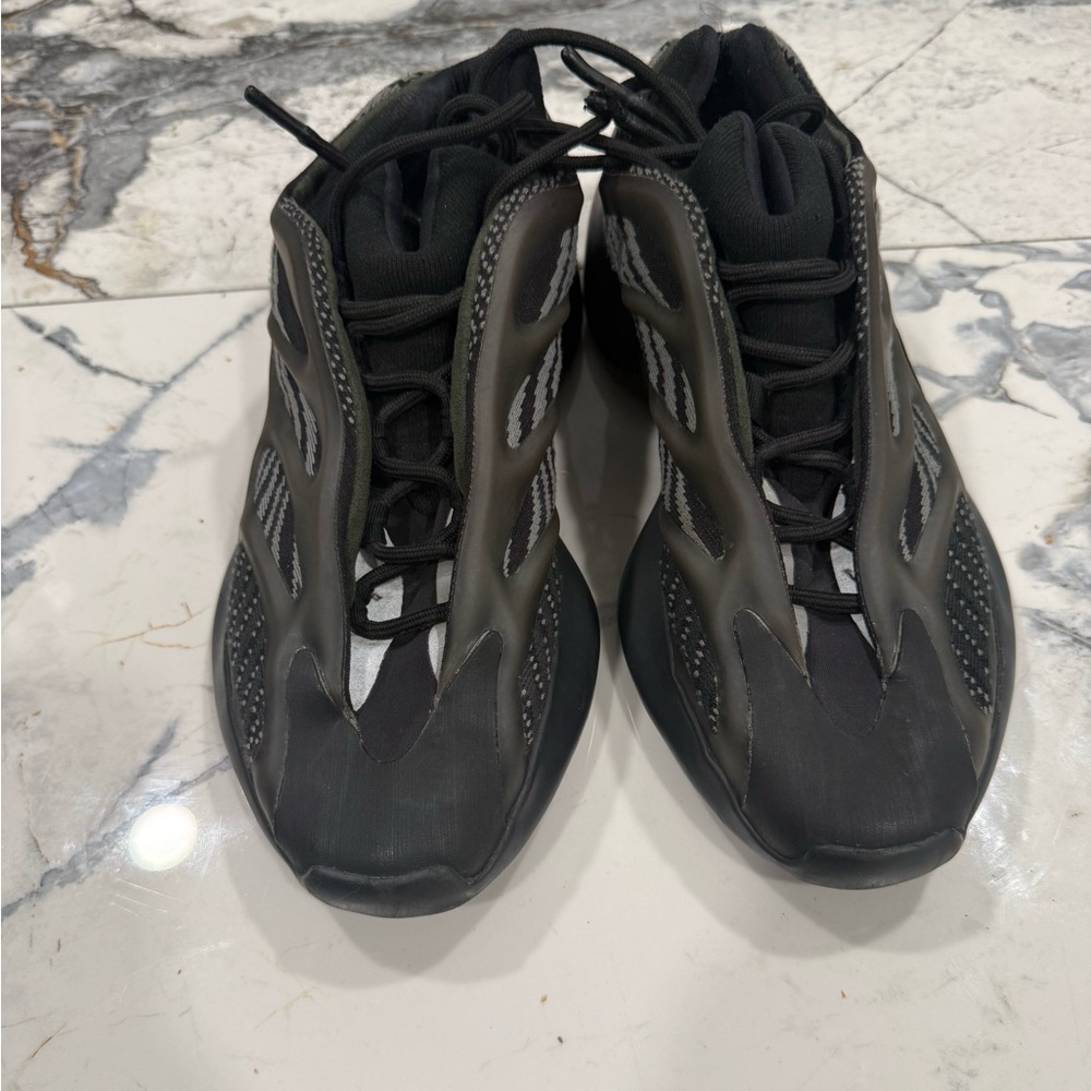 Yeezy Black and Gray Sneakers
